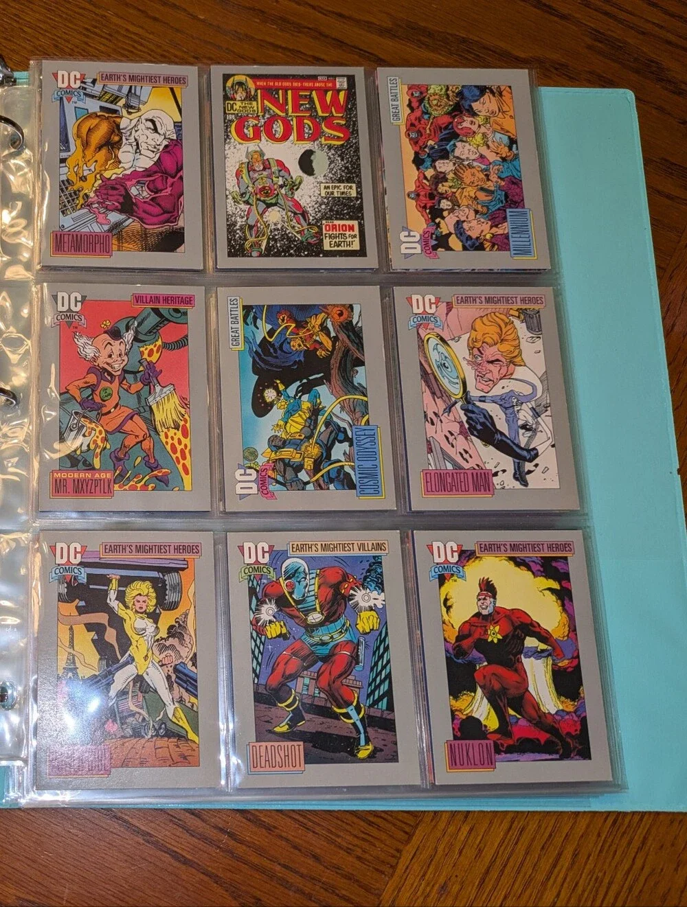 DC Comics 100 Card Binder 🔥 Superheroes & Villains Trading Card Collection Lot